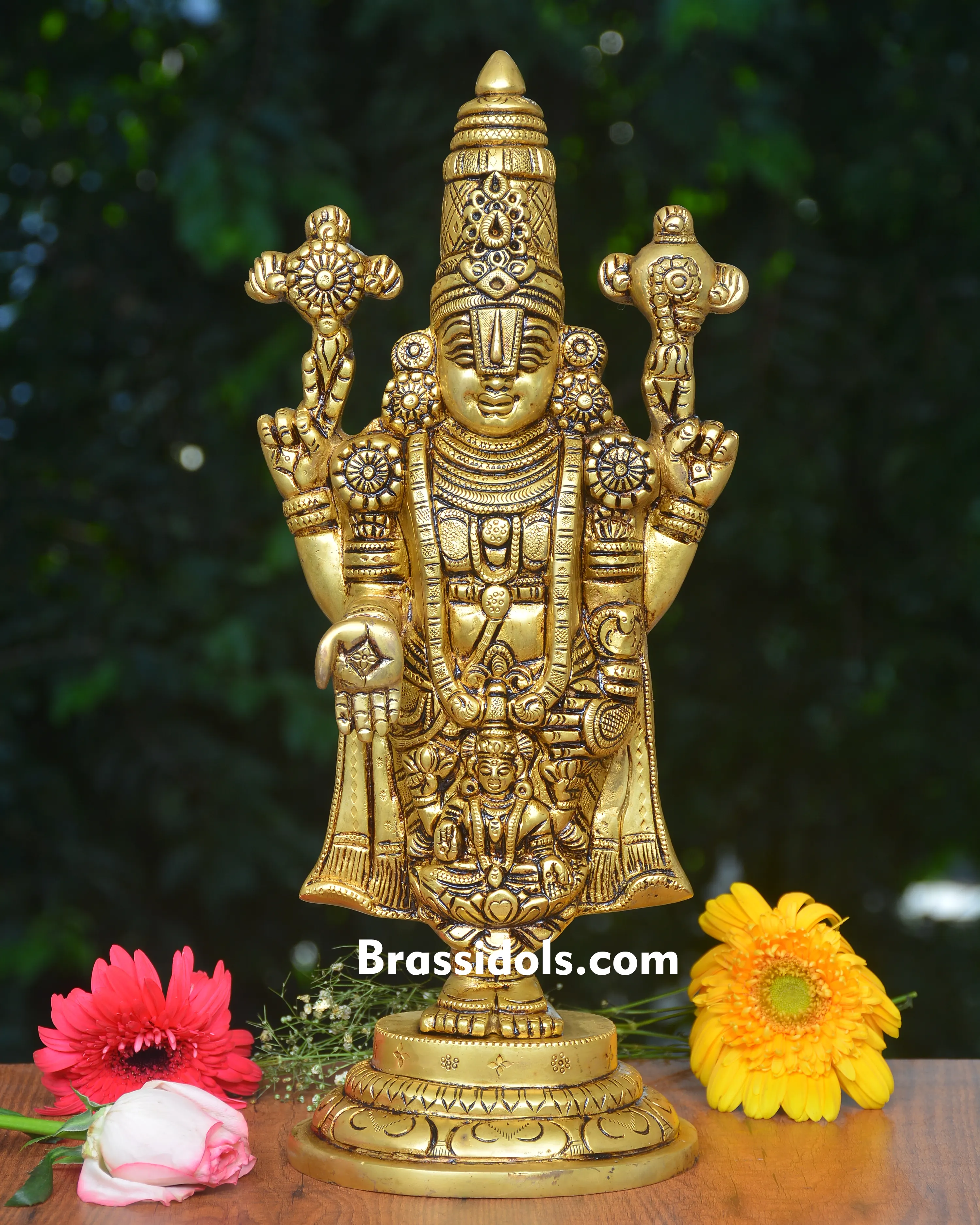 Balaji Lakshmi Brass Idol for Worship - 4.500 kg - image 1