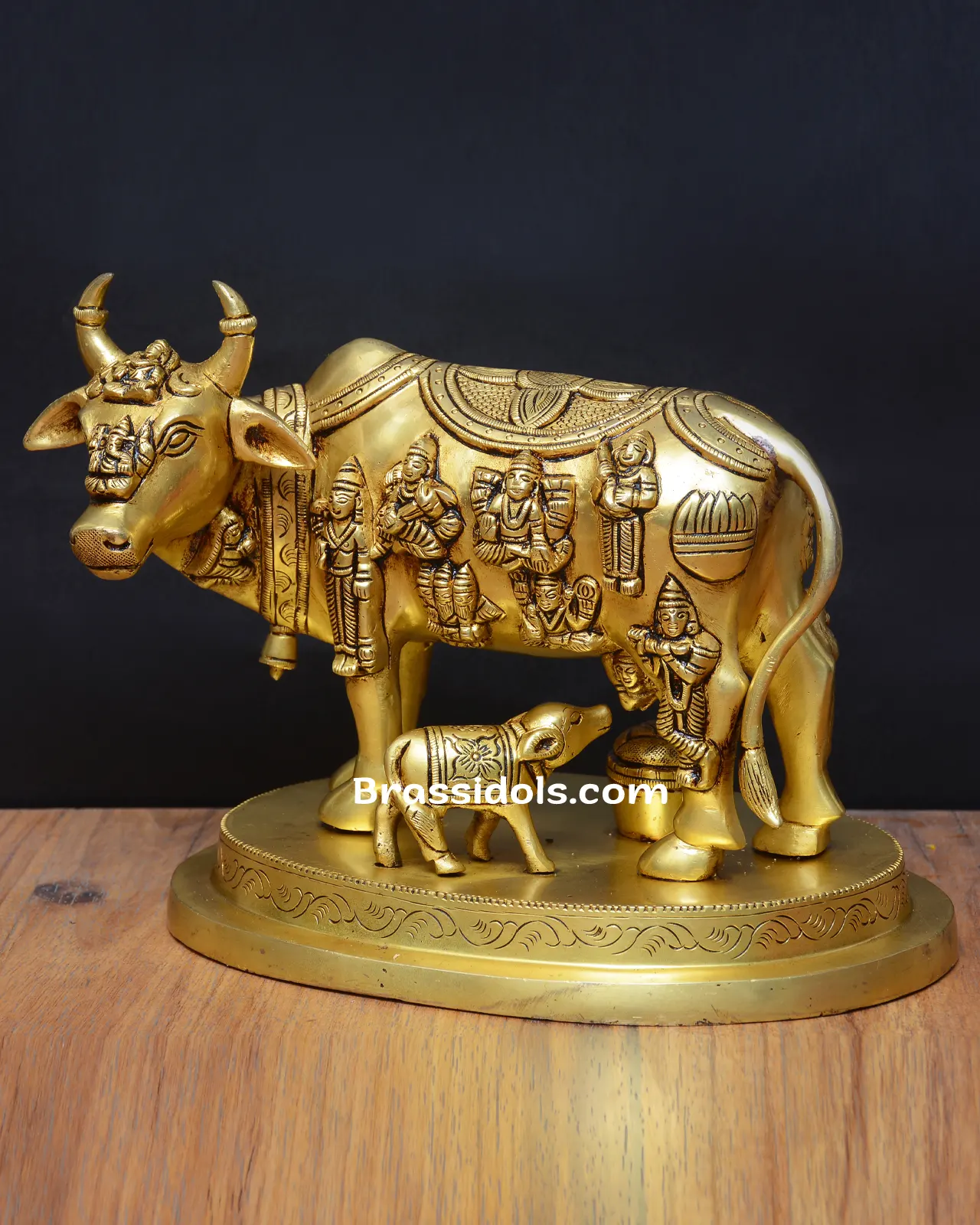 Cow Calf God Oval Base - image 2